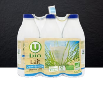 Lait 100% Fili&egrave;re U  