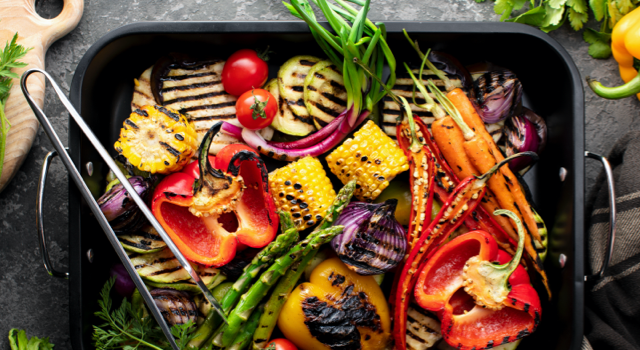 préparation d'un plat d'été