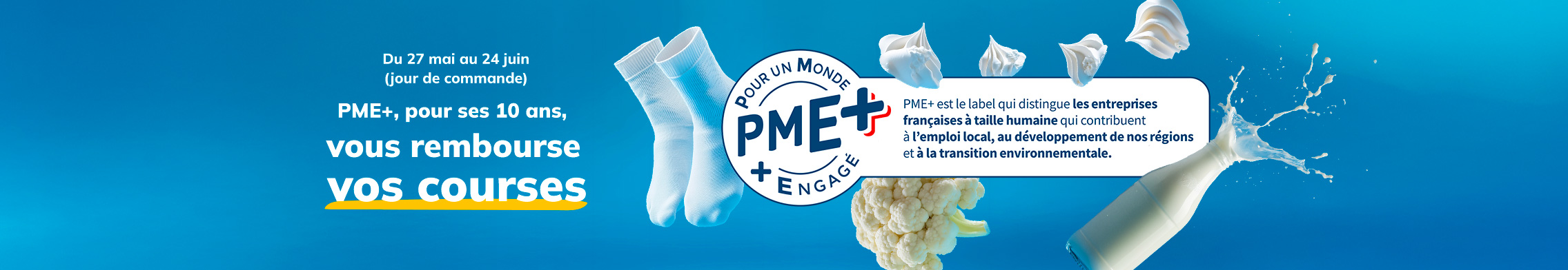 PME+ vous rembourse vos courses