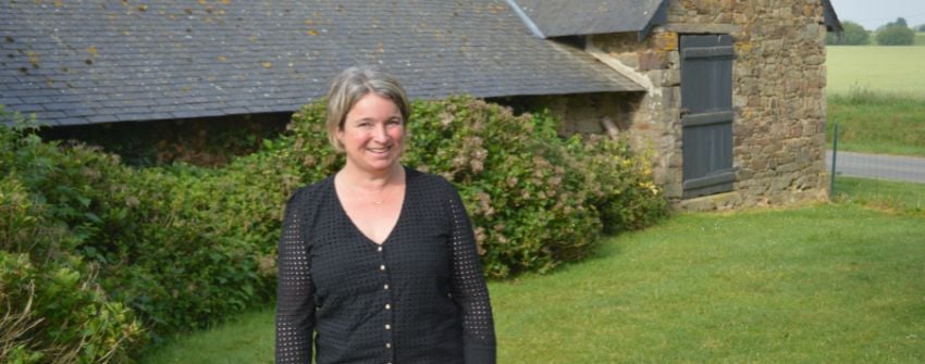 Isabelle, &eacute;leveuse de porcs en Loire-Atlantique