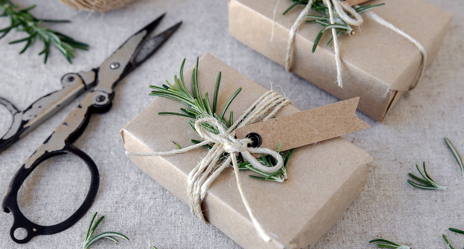 DIY paquets cadeaux de No&euml;l