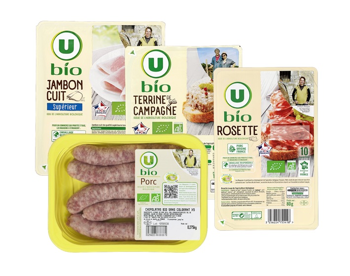 Produits porcs U bio