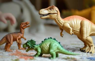 jeux et d&eacute;cors dinosaures